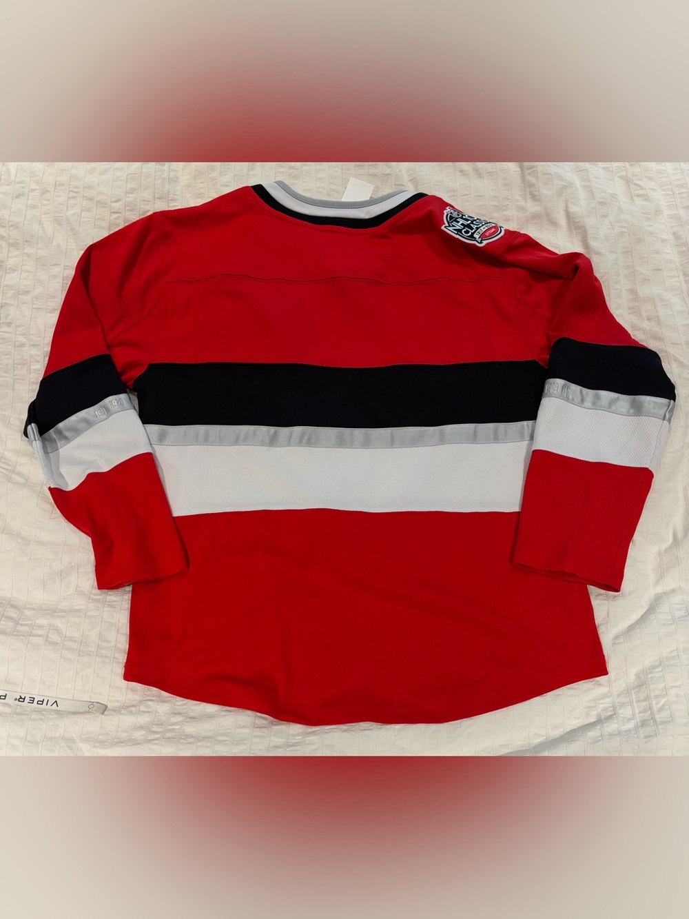 OTTAWA SENATORS NHL100 Classic Fanatics Breakaway Jersey Blank Red Size Small - Picture 4 of 7